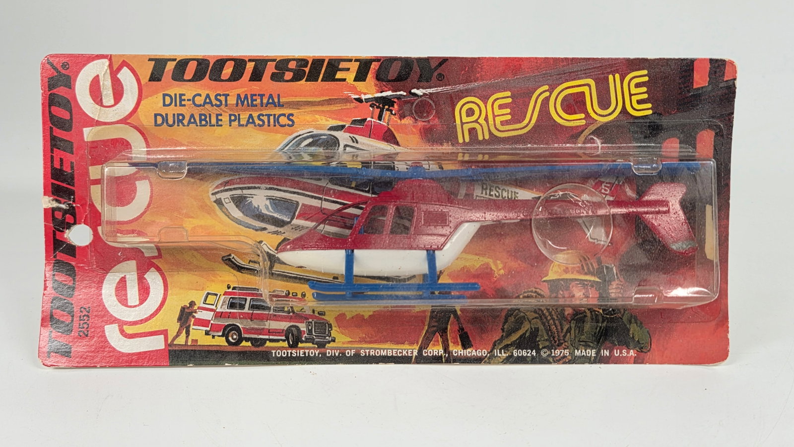 TOOTSIE TOY RESCUE HELICOPTER NIP (1 of 1)