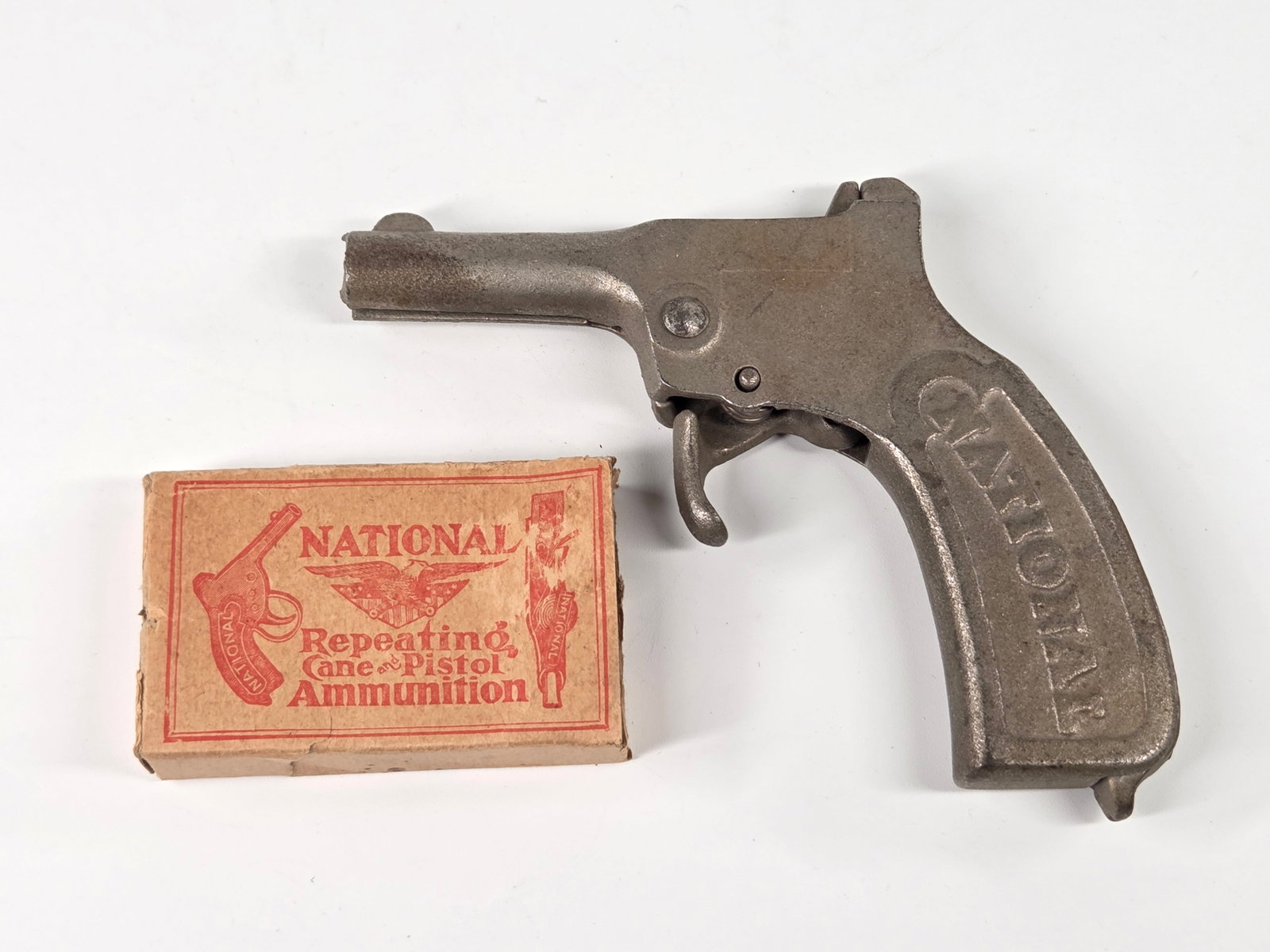 ANTIQUE NATIONAL CAP GUN W/ CAPS (1 of 3)
