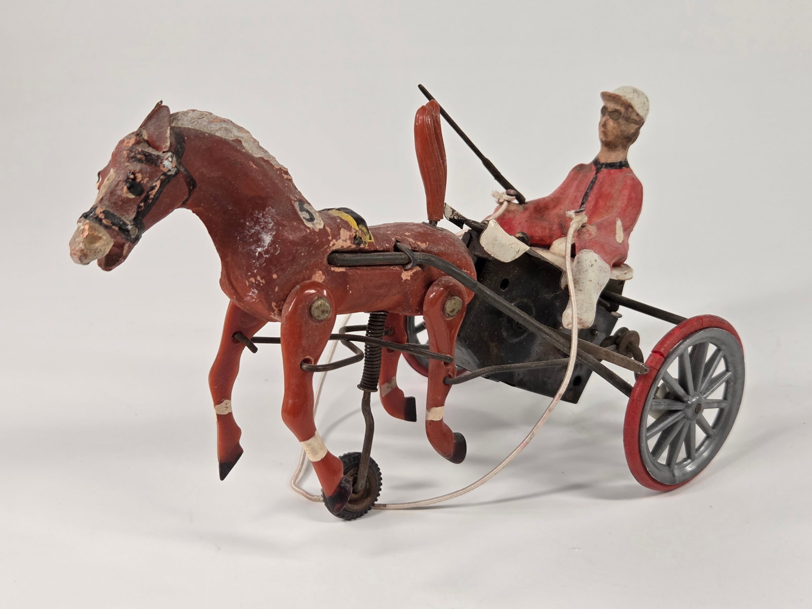 DRGM GERMAN WIND UP SULKY RACER (1 of 5)