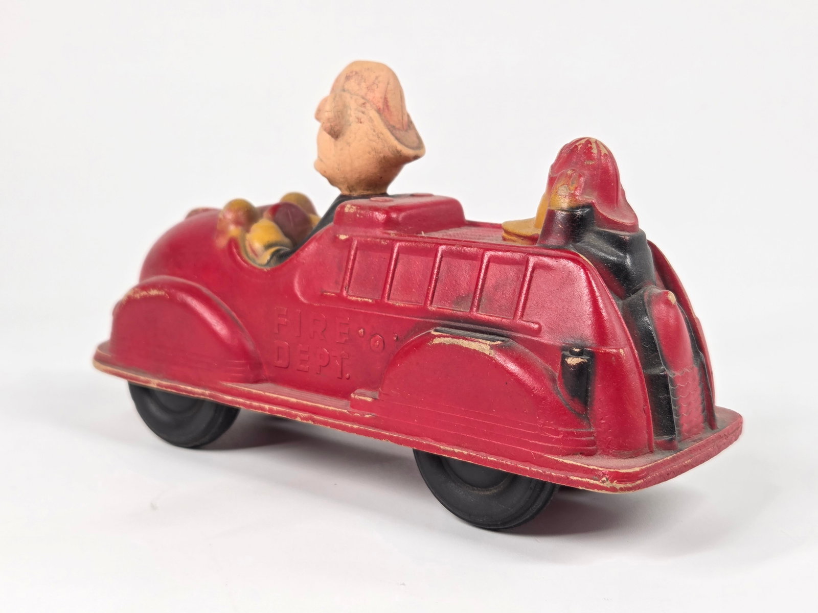 SUN RUBBER MICKEY MOUSE FIRE ENGINE - 2