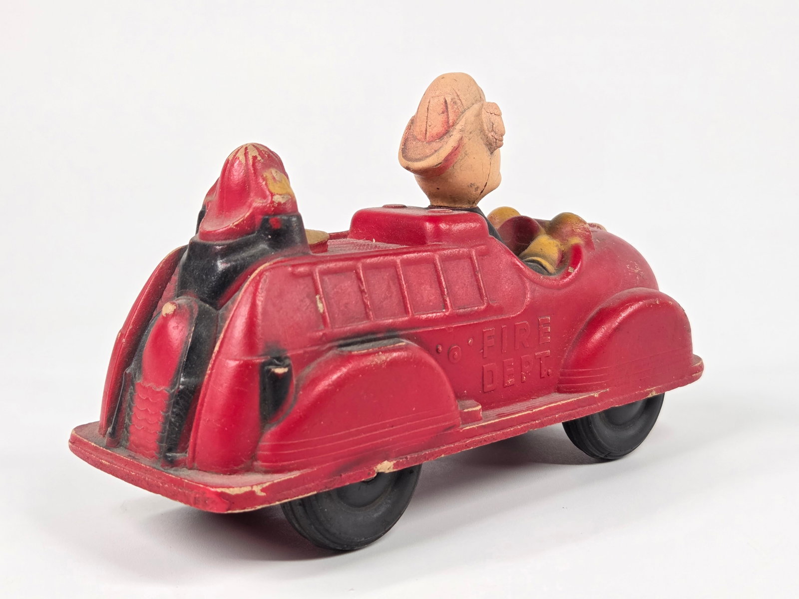 SUN RUBBER MICKEY MOUSE FIRE ENGINE - 3