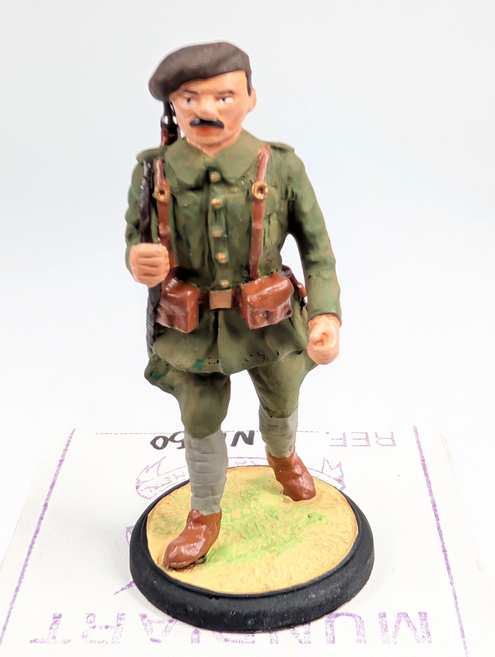 10) VARIOUS MUNDIART HAND PAINTED SOLDIERS W/ BOX: ALL REMAIN IN VERY GOOD CONDITION, SHOWING SOME LIGHT WEAR. BOXES REMAIN NICE.