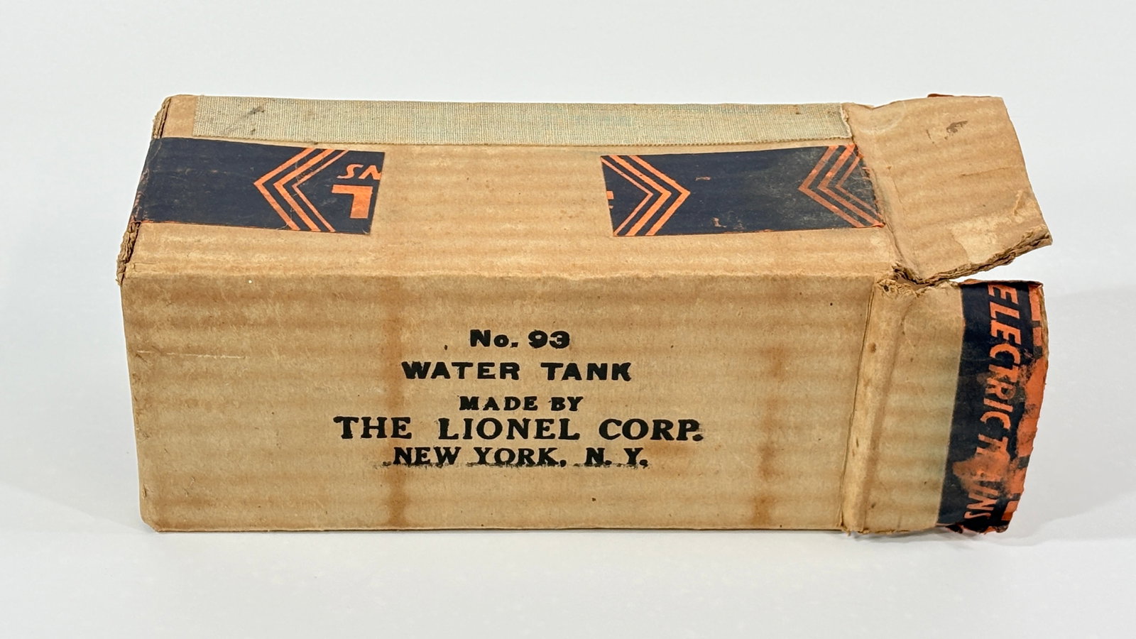 LIONEL NO. 93 WATER TANK EMPTY BOX (1 of 3)