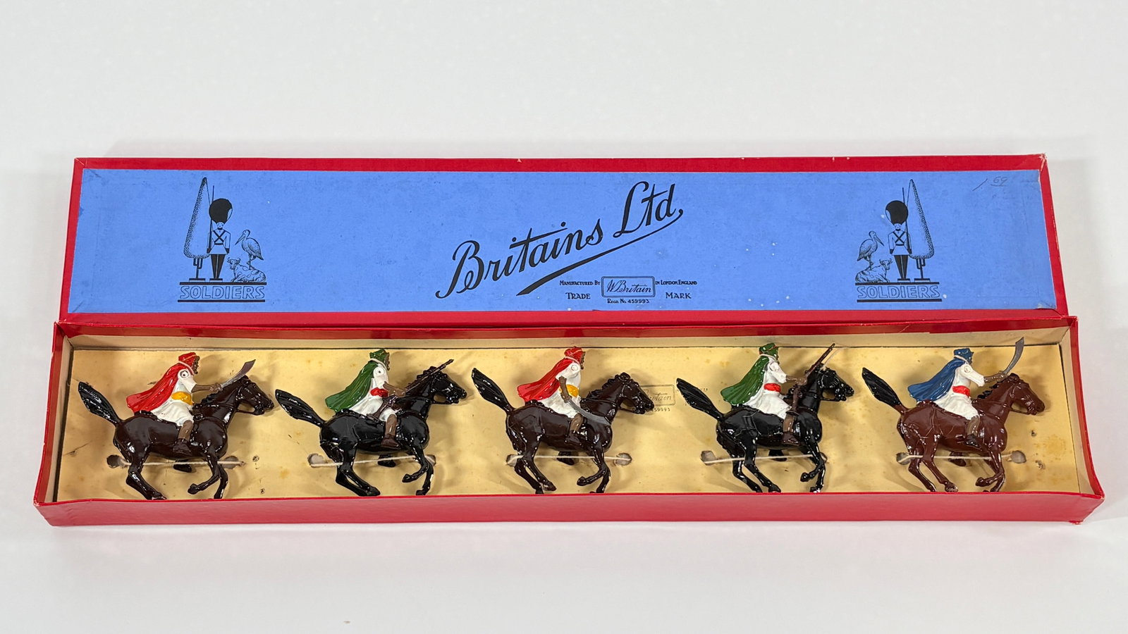 VINTAGE BRITAIN NO. 164 ARABS OF THE DESERT HORSEBACK (1 of 5)