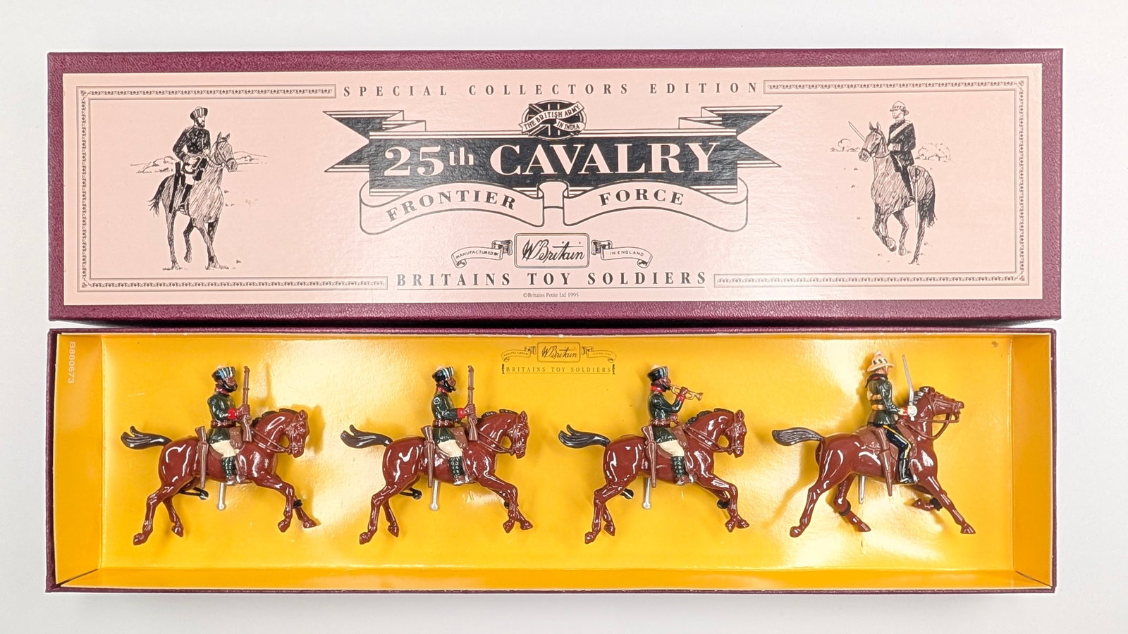 BRITAIN SET NO. 8844 THE 25TH CAVALRY FRONTIER FORCE: REMAINS IN VERY GOOD CONDITION WITH BOX. SHOWING LIGHT WEAR.