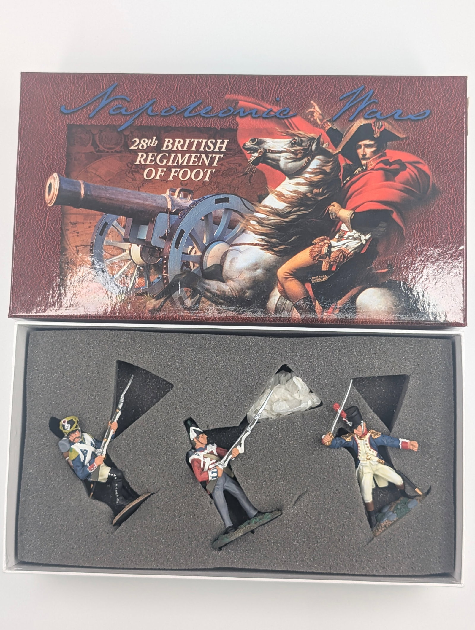 BRITAIN SET NO. 17258 THE 28TH BRITISH REGT. OF FOOT: REMAINS IN VERY GOOD CONDITION WITH BOX. SHOWING LIGHT WEAR.