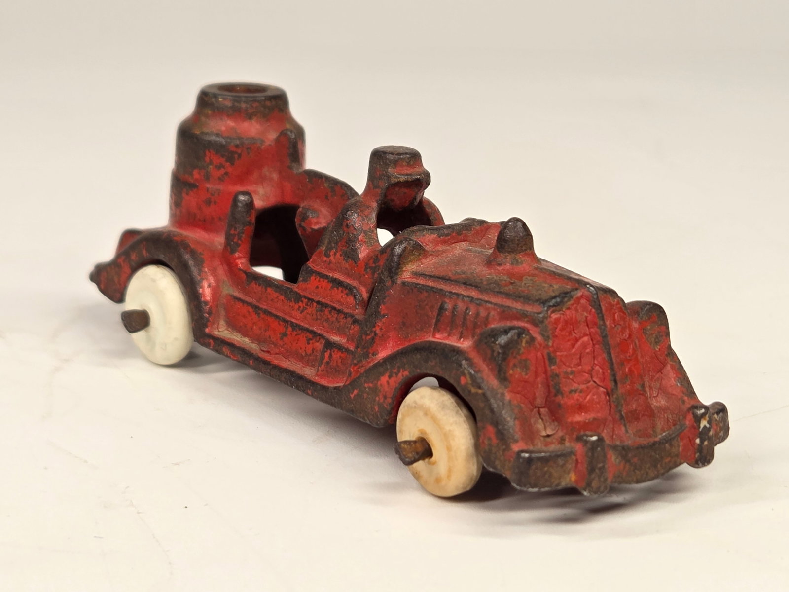 HUBLEY CAST IRON FIRE ENGINE PUMPER - 4