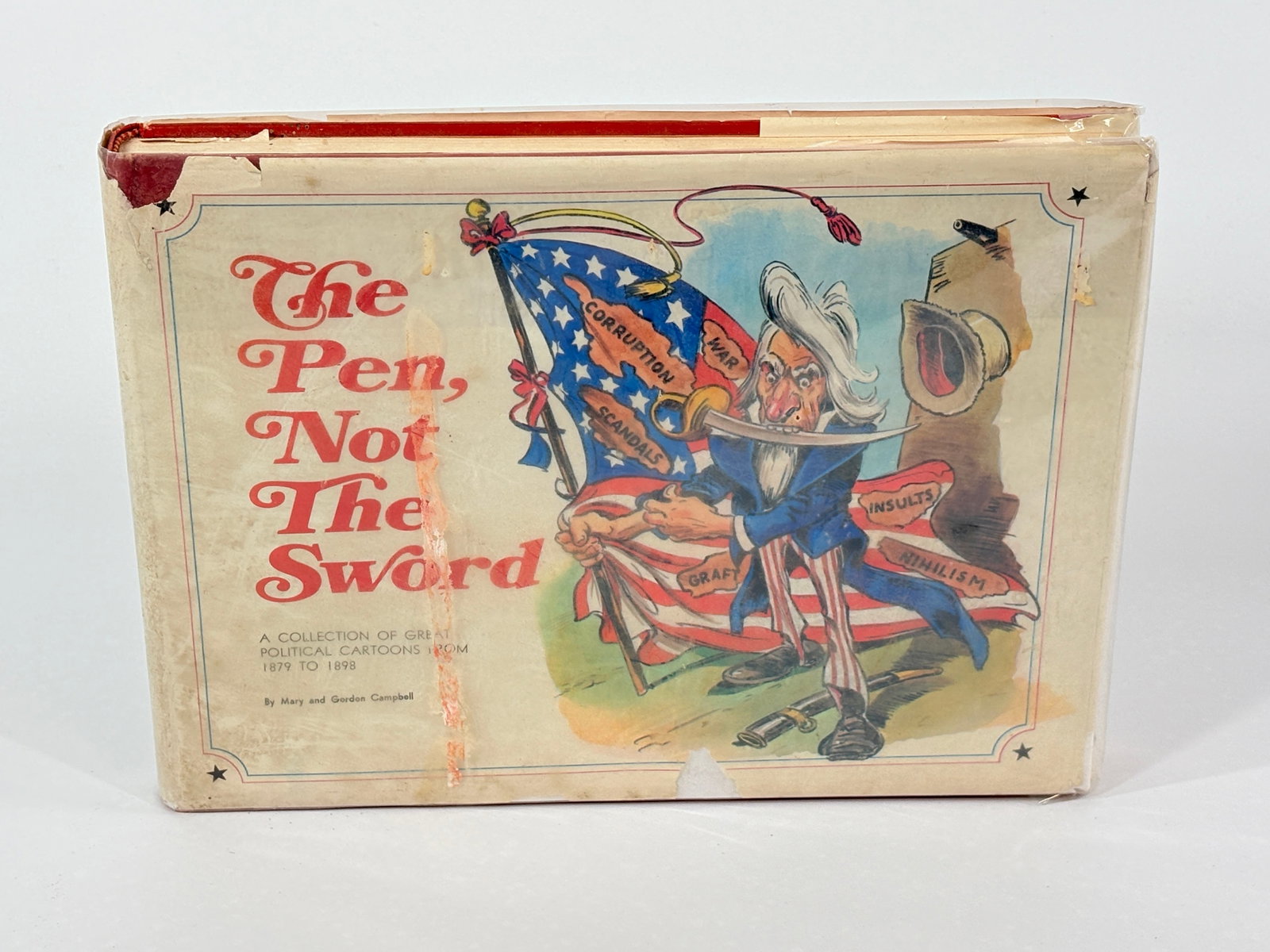 THE PEN, NOT THE SWORD POLITICAL CARTOON HARDCOVER (1 of 5)
