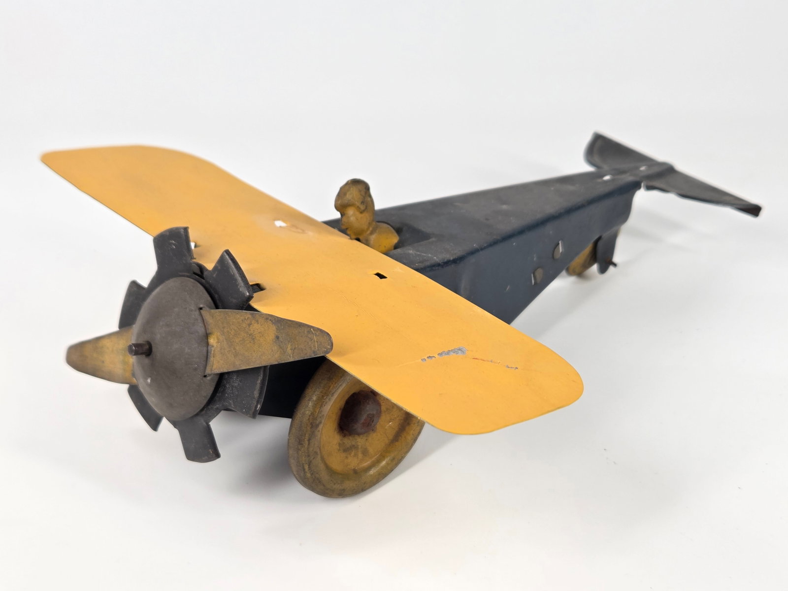 TIN LITHO WIND UP AIRPLANE (1 of 5)