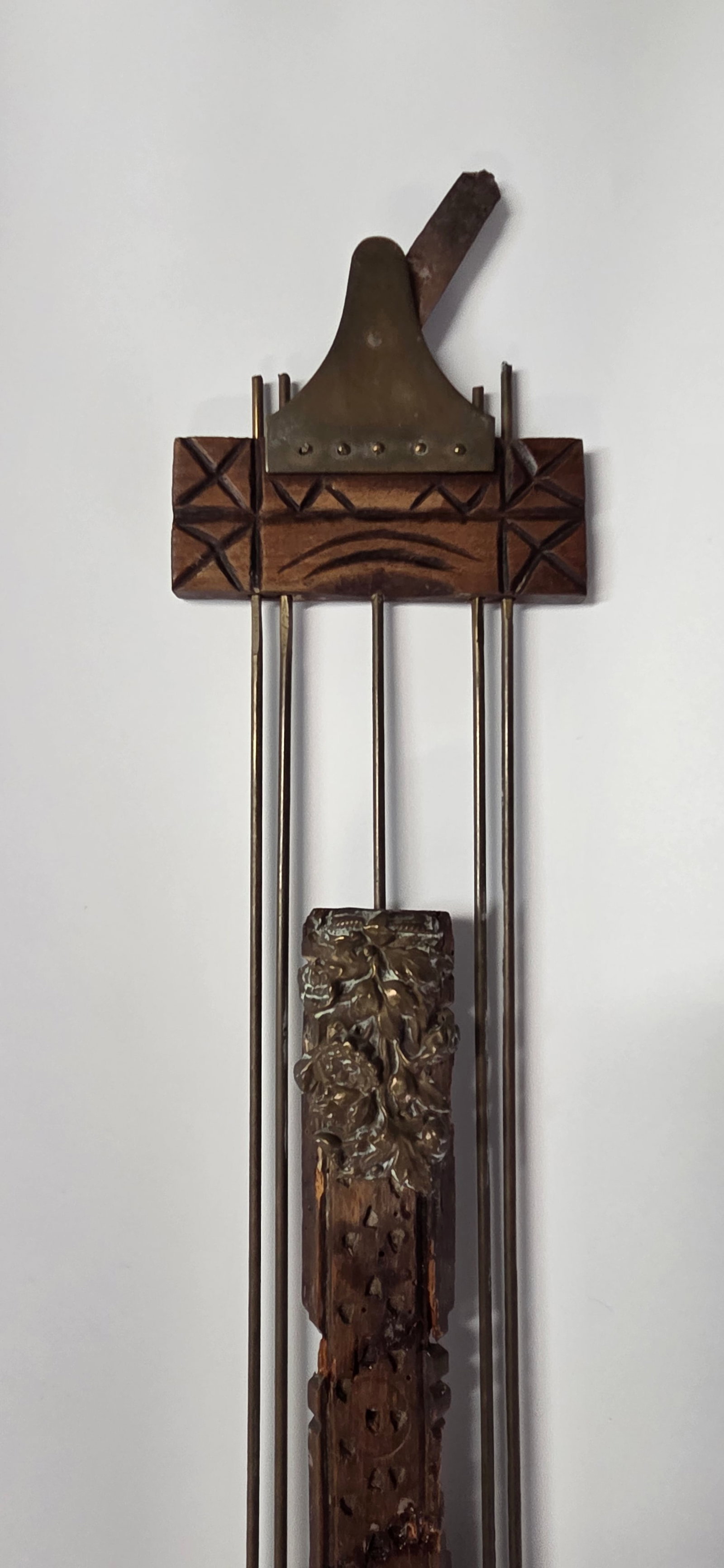 UNIQUE LARGE GERMAN WALL CLOCK PENDULUM BOB - 5