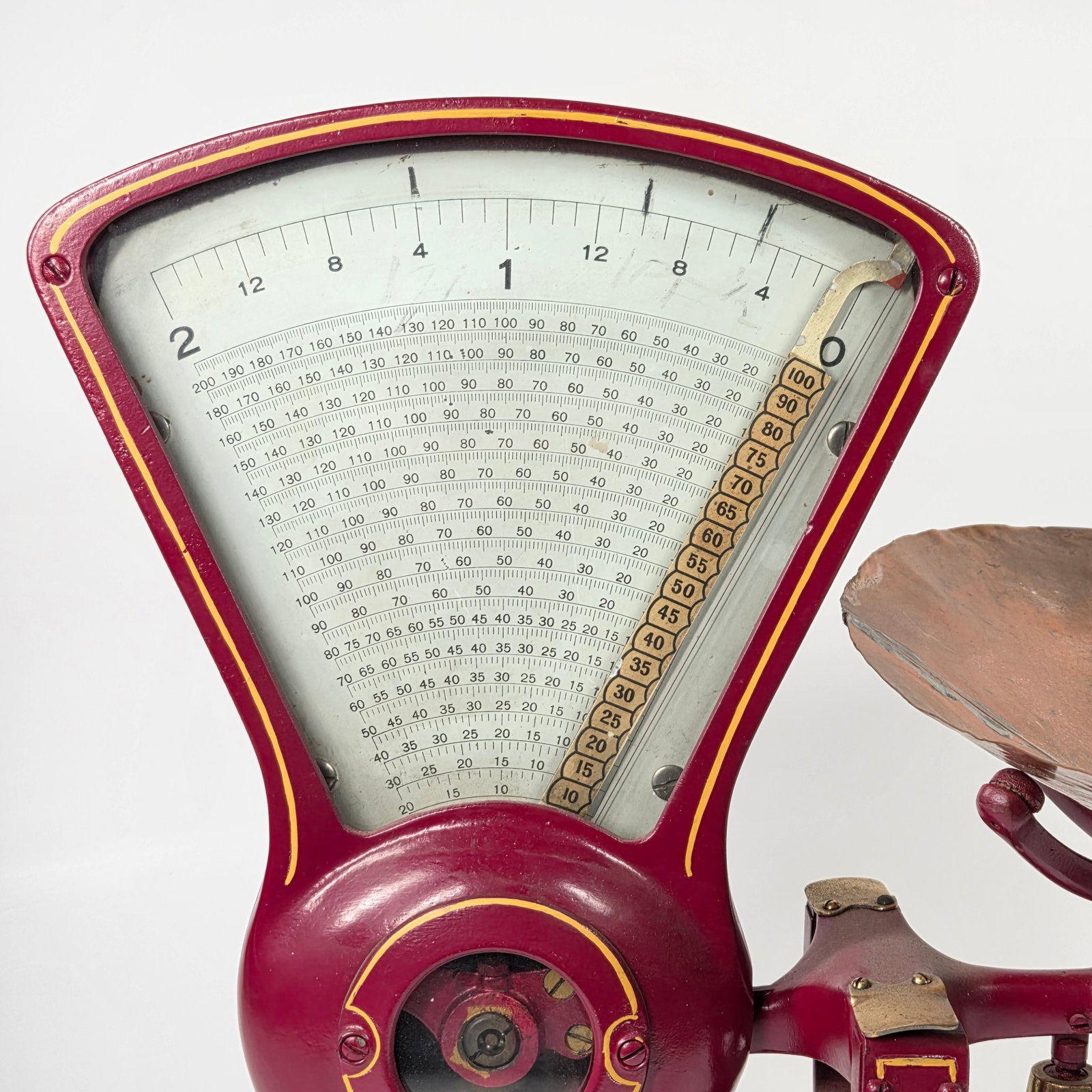 HAND PAINTED DAYTON 2LB COMPUTING CANDY COUNTER SCALE - 2