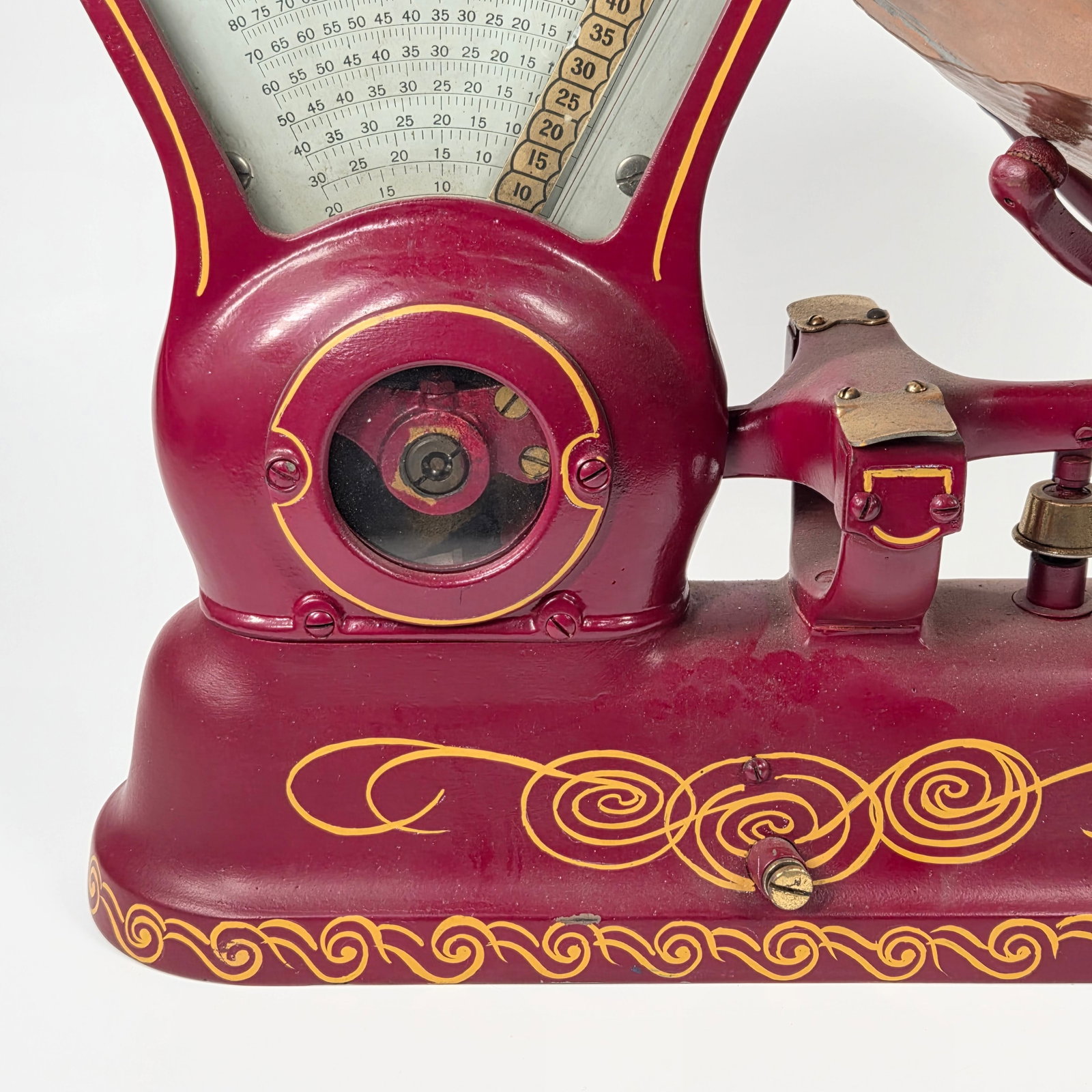 HAND PAINTED DAYTON 2LB COMPUTING CANDY COUNTER SCALE - 3