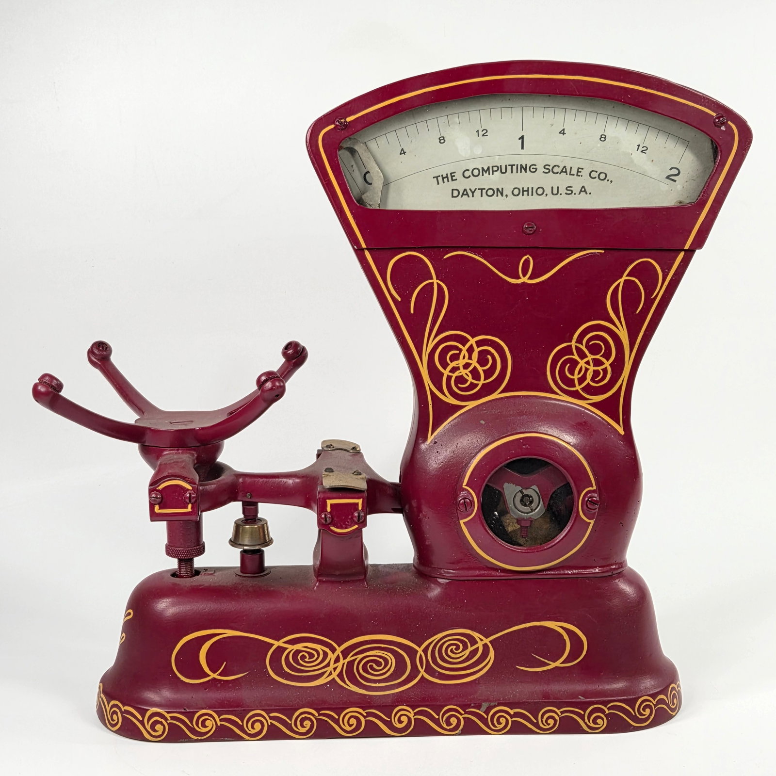 HAND PAINTED DAYTON 2LB COMPUTING CANDY COUNTER SCALE - 5