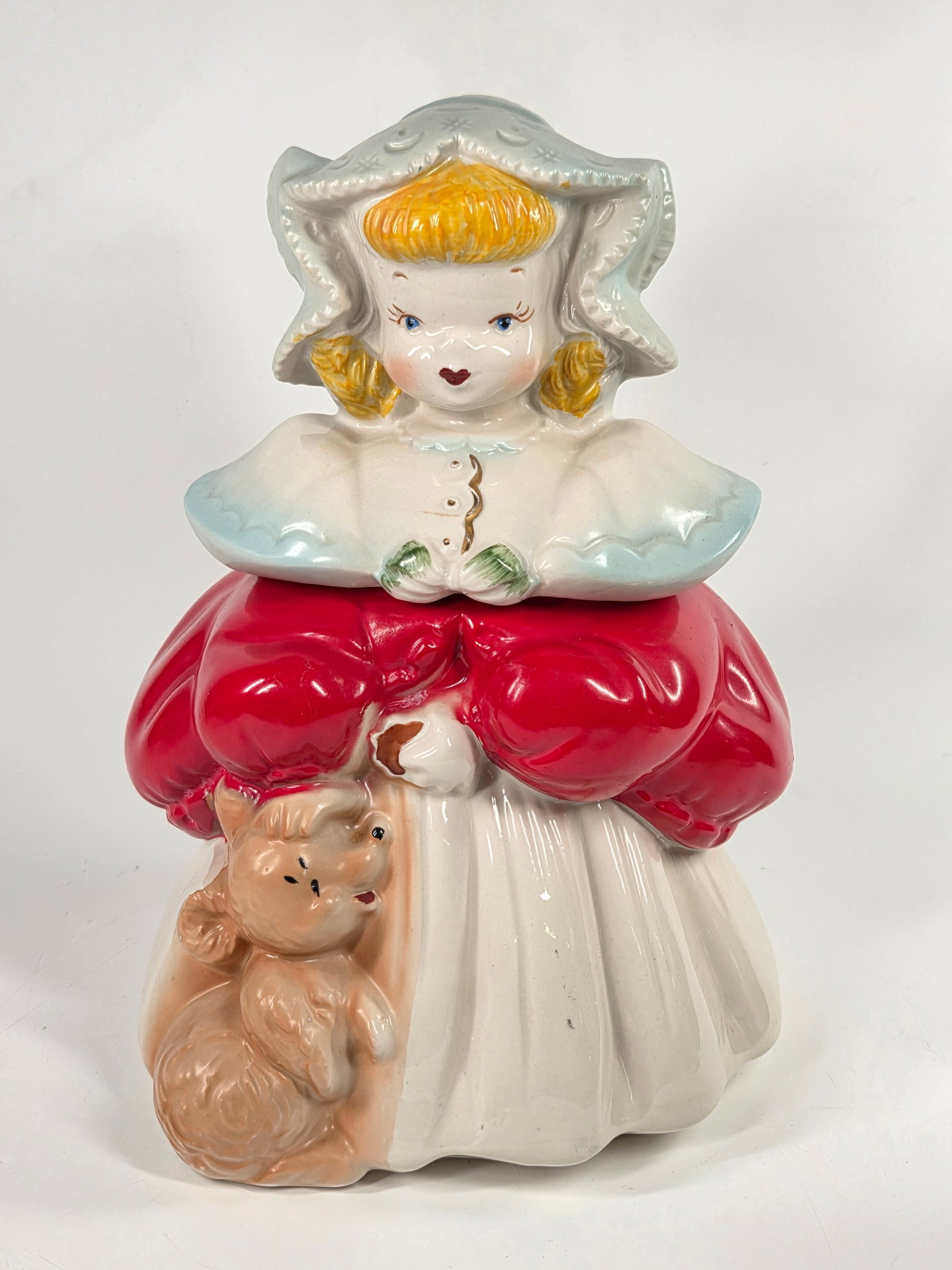 1940'S REGAL POTTERY GOLDILOCKS COOKIE JAR: REMAINS IN VERY GOOD CONDITION - NO CHIPS OR CRACKS