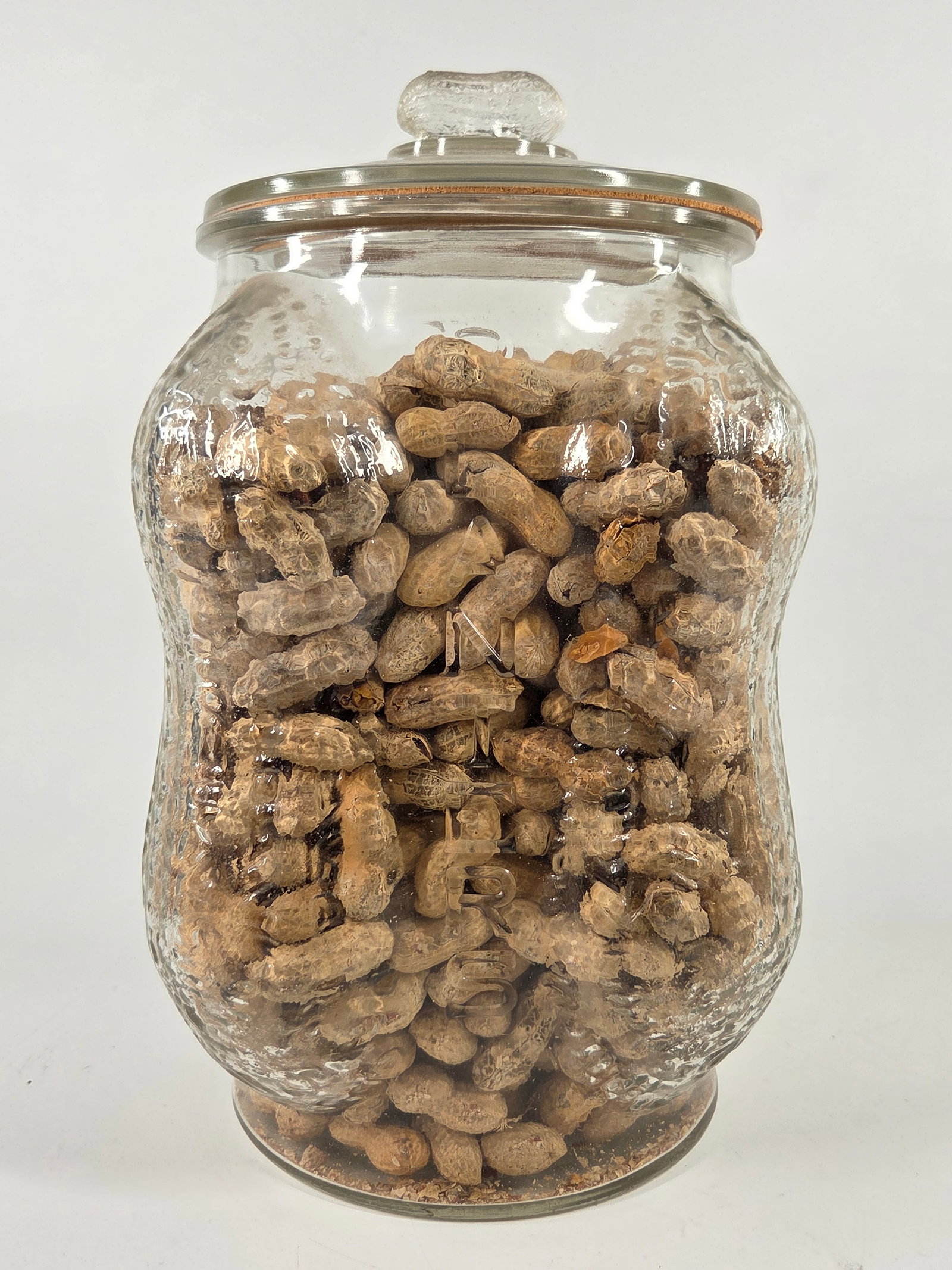 PLANTERS PEANUTS CLEAR GLASS COUNTER STORE DISPLAY JAR: REMAINS IN VERY GOOD CONDITION