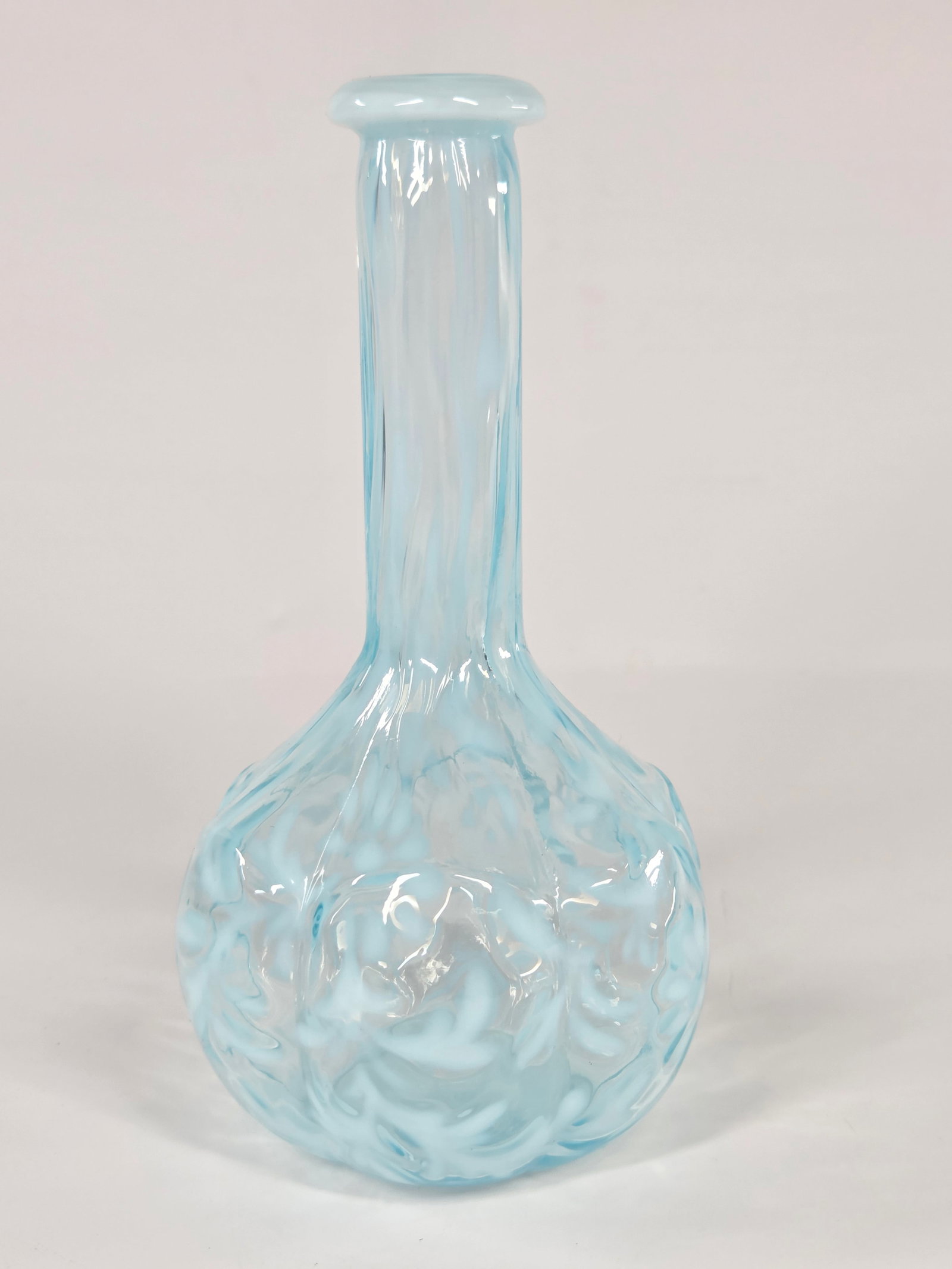 HAND BLOWN VICTORIAN ART GLASS BARBER BOTTLE (1 of 3)