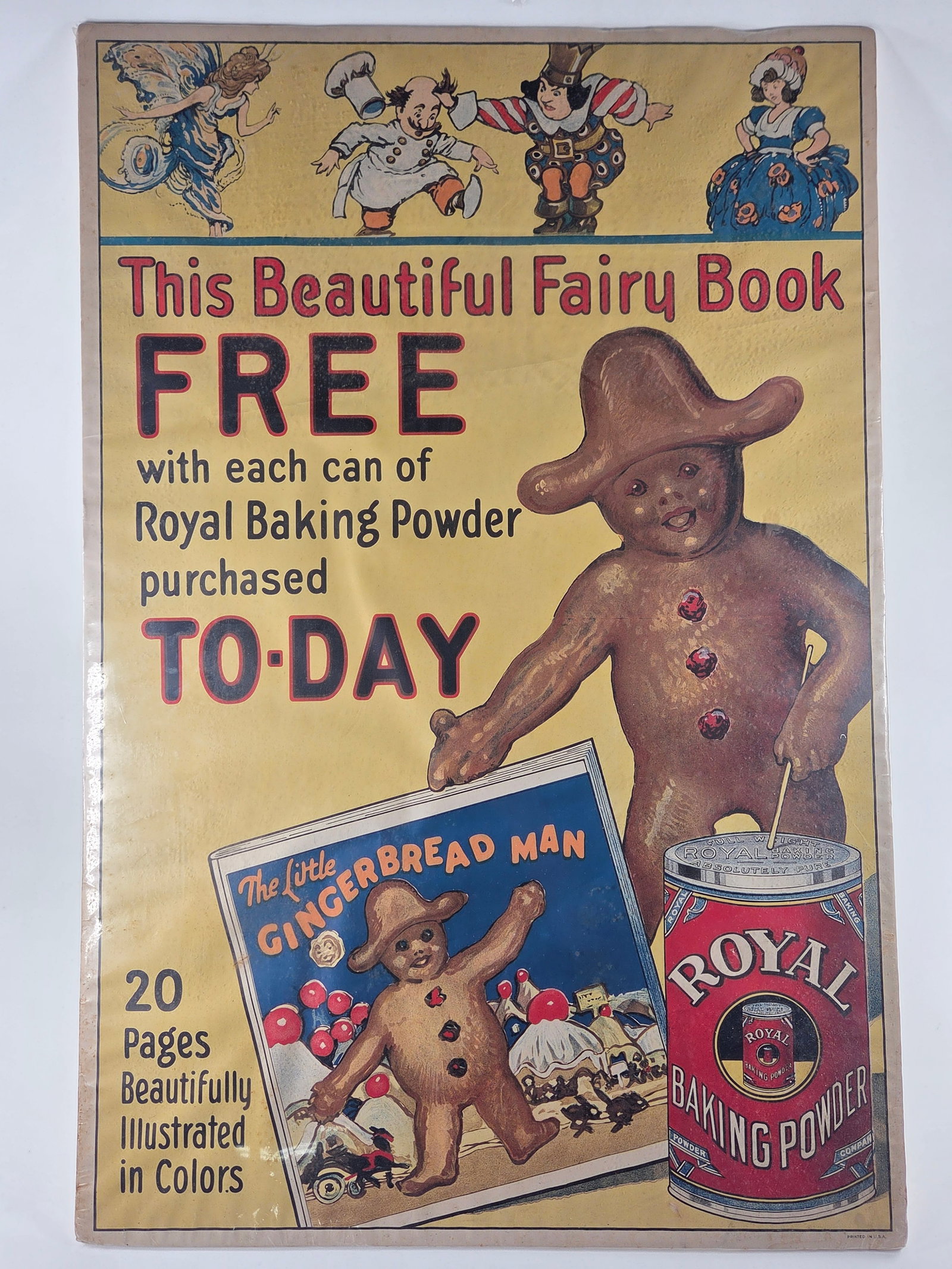 ROYAL BAKING POWDER GINGERBREAD PROMO STORE SIGN (1 of 6)