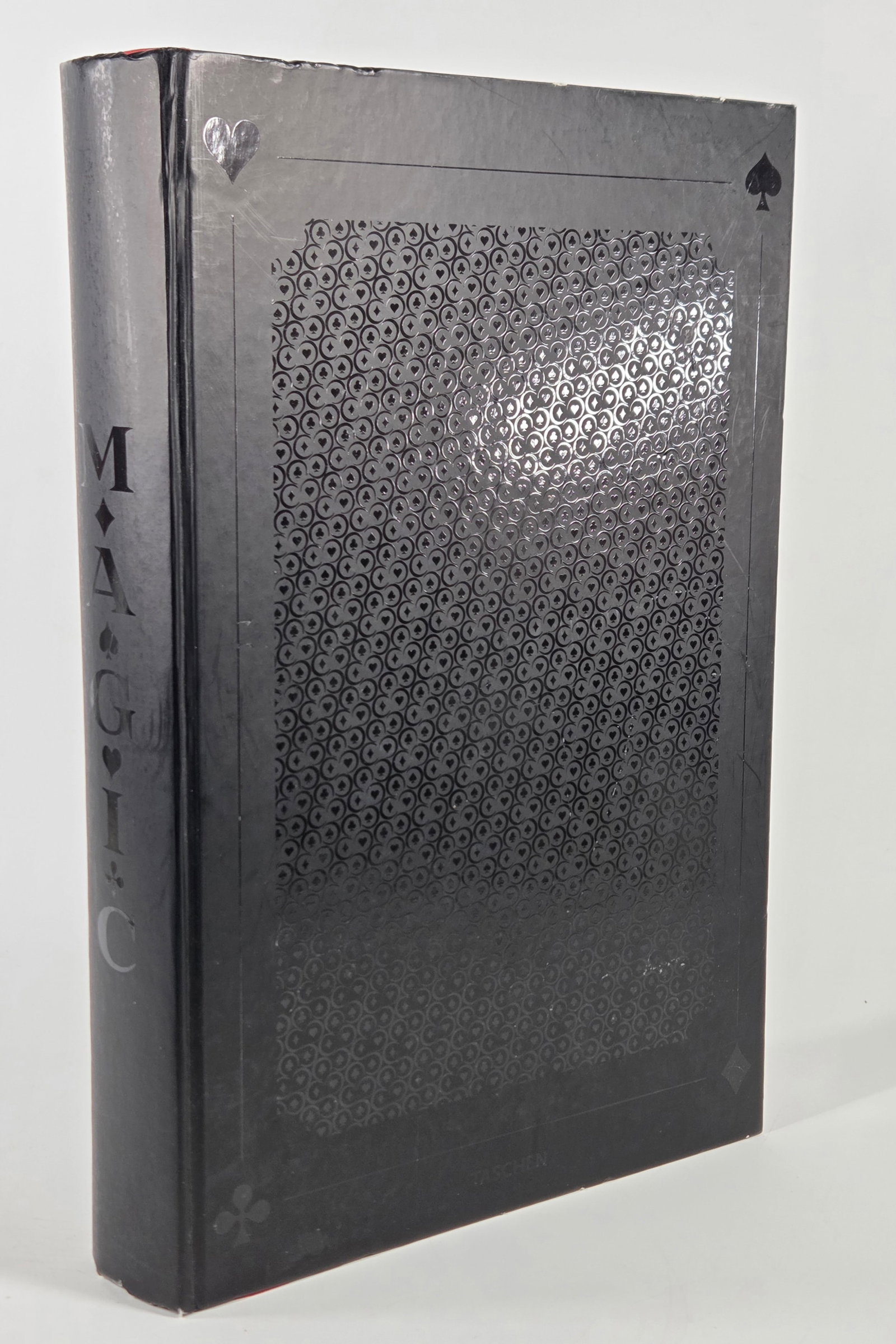 TASCHEN MAGIC 1400S - 1950S ILLUSTRATED HARDCOVER BOOK: REMAINS IN GOOD CONDITION - SOME COVER WEAR - INSCRIPTION ON TITLE PAGE