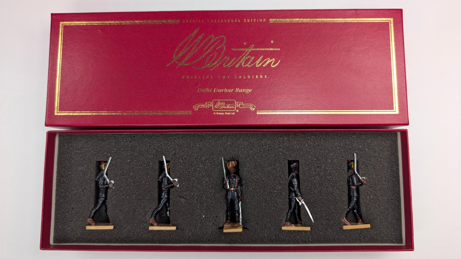 BRITAIN 00267 BARODA ARTILLERY ESCORT SET 2: SET REMAINS IN VERY GOOD CONDITION WITH BOX.