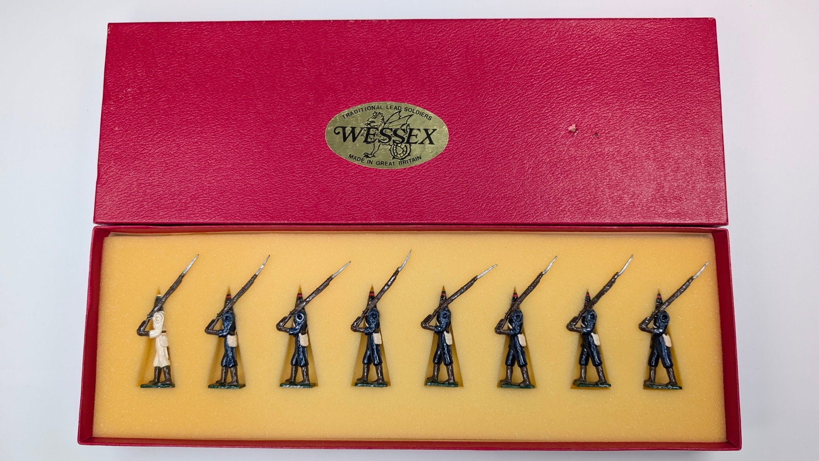 WESSEX W02 ZULU I NAVEL BRIGADE SET: SET REMAINS IN VERY GOOD CONDITION WITH BOX.