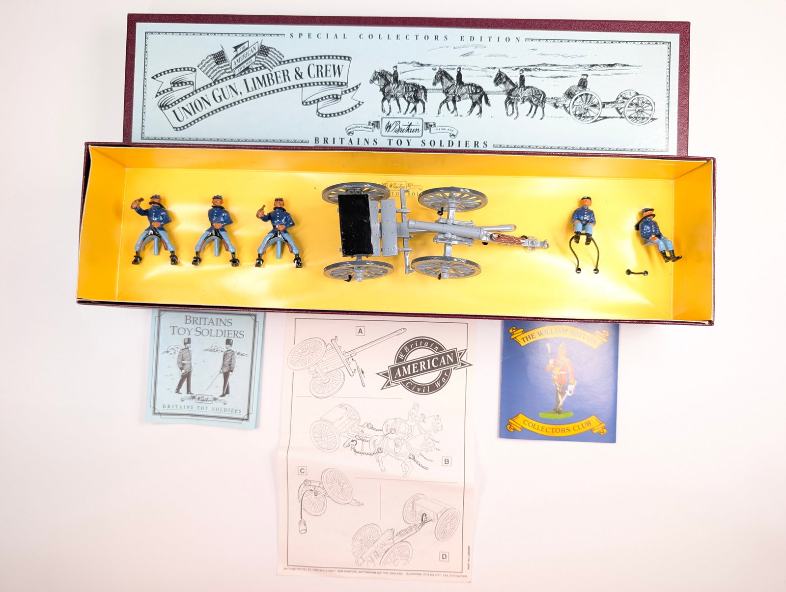 BRITAIN 8869 ACW UNION GUN, LIMBER & CREW
