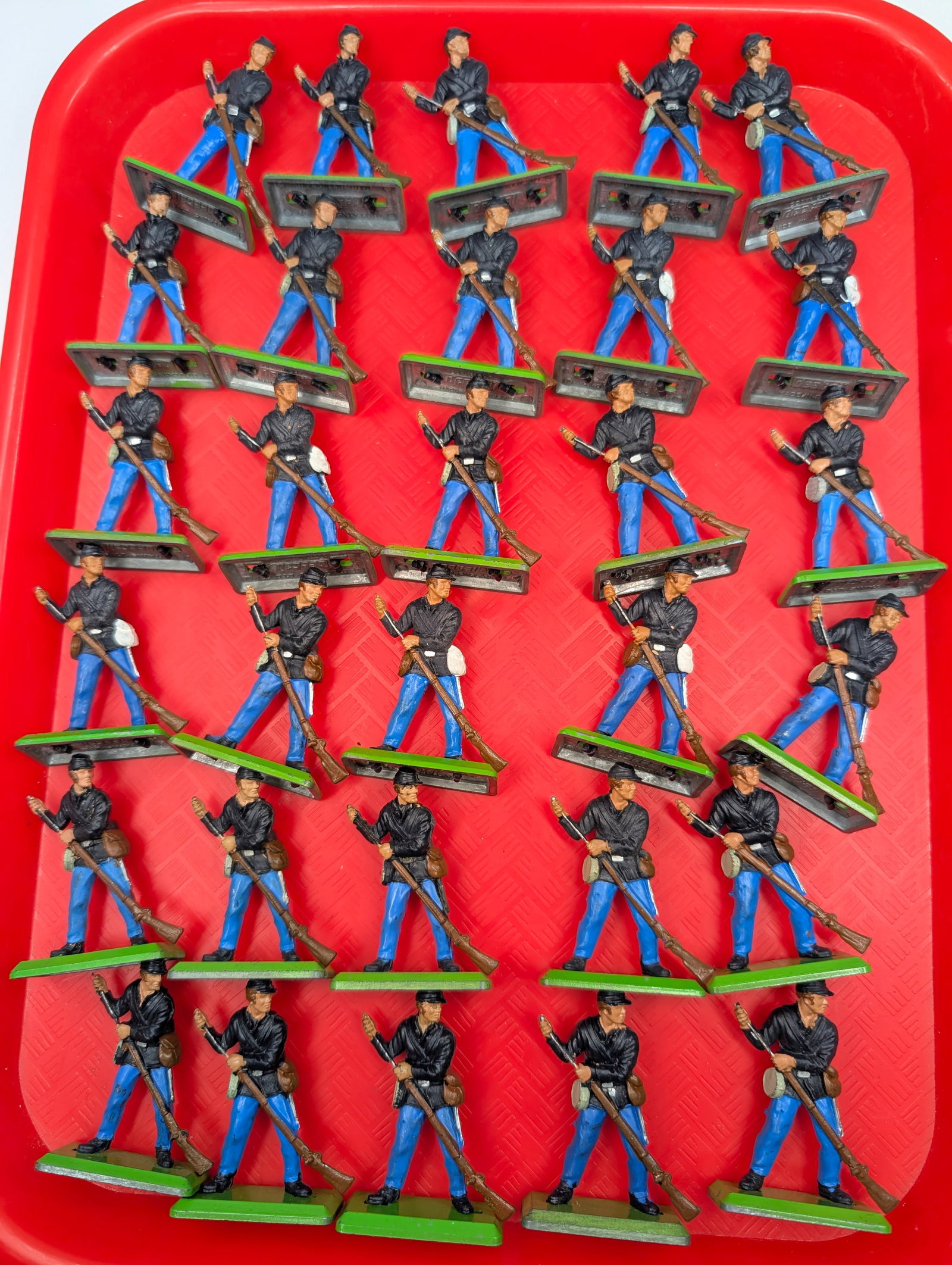 VARIOUS BRITAIN DEETAIL CIVIL WAR SOLDIERS: ALL REMAIN IN VERY GOOD CONDITION, SHOWING SOME TYPICAL WEAR.