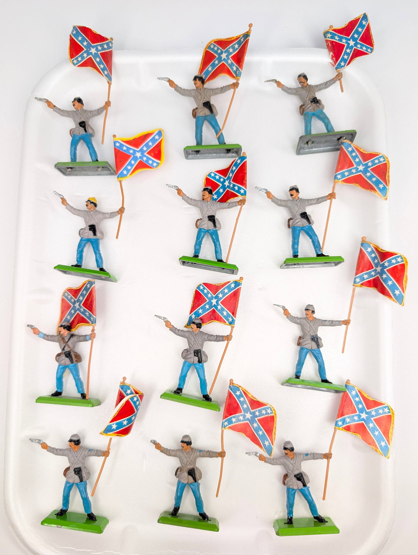 VARIOUS BRITAIN DEETAIL CIVIL WAR SOLDIERS: ALL REMAIN IN VERY GOOD CONDITION, SHOWING SOME TYPICAL WEAR.