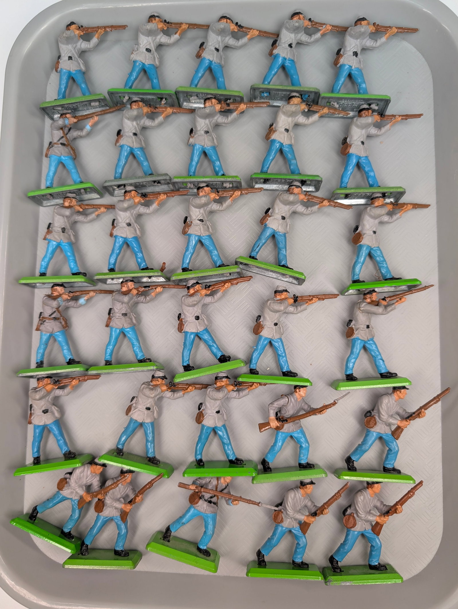 VARIOUS BRITAIN DEETAIL CIVIL WAR SOLDIERS: ALL REMAIN IN VERY GOOD CONDITION, SHOWING SOME TYPICAL WEAR.
