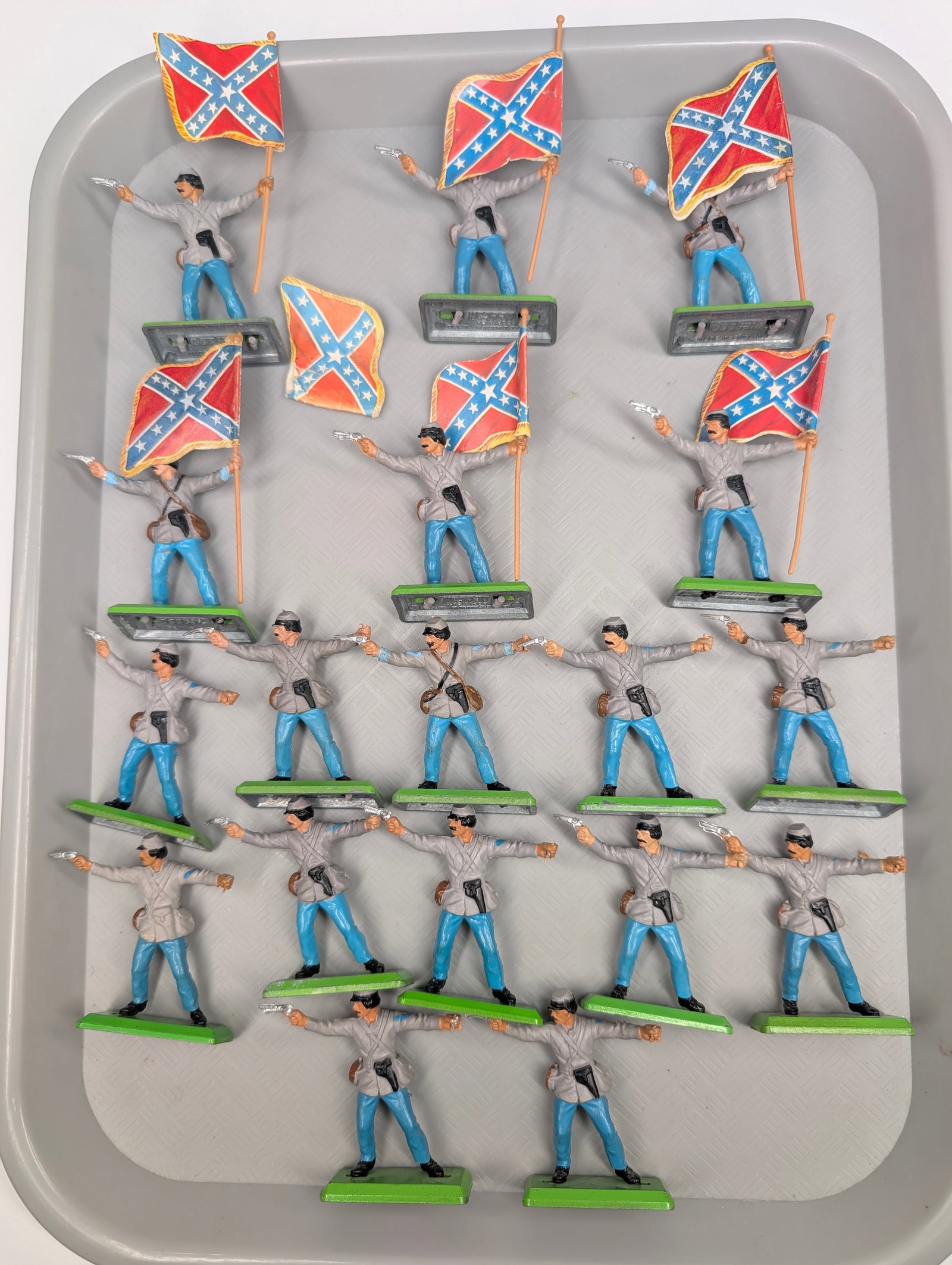 VARIOUS BRITAIN DEETAIL CIVIL WAR SOLDIERS: ALL REMAIN IN VERY GOOD CONDITION, SHOWING SOME TYPICAL WEAR.