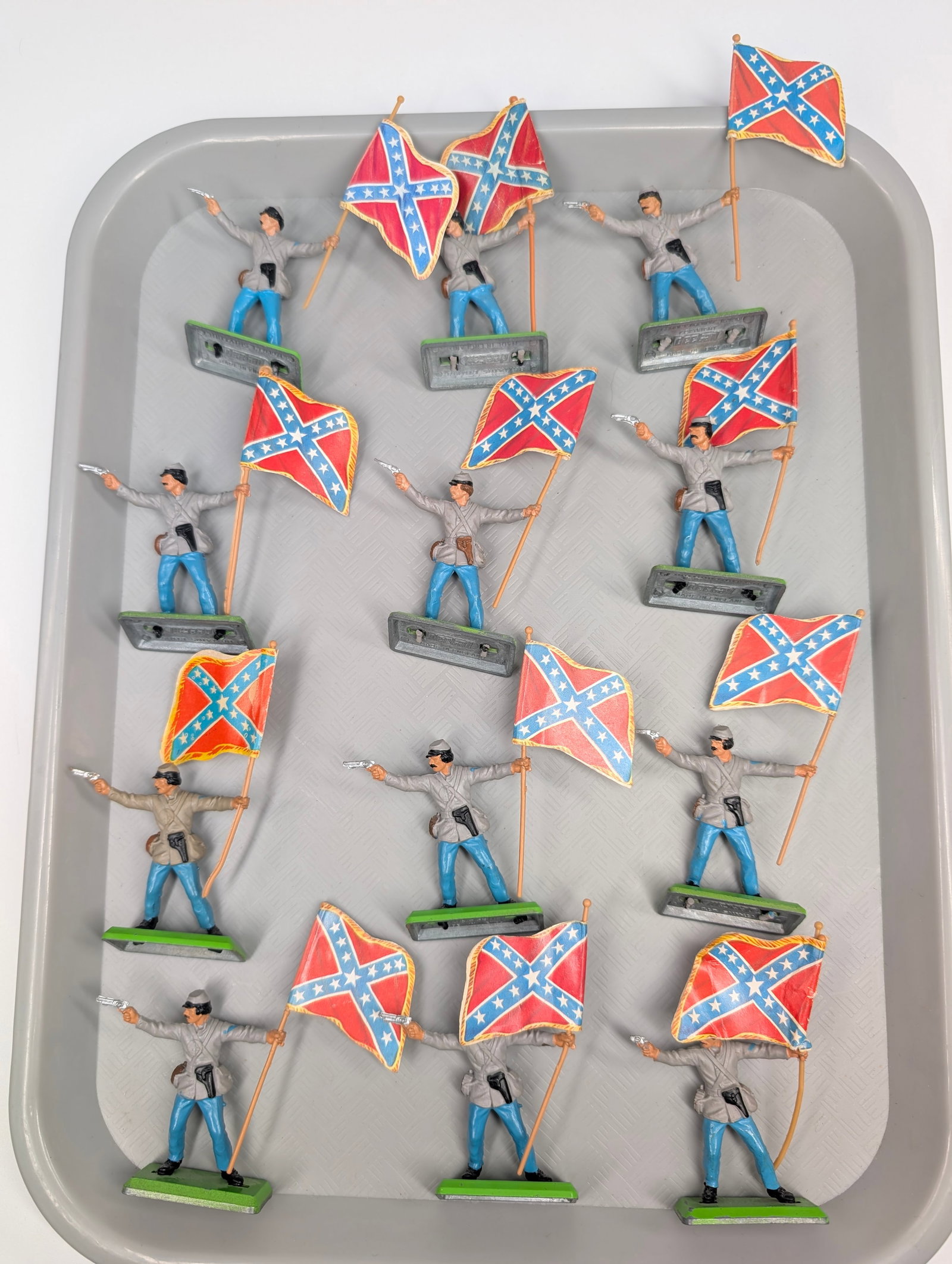 VARIOUS BRITAIN DEETAIL CIVIL WAR SOLDIERS: ALL REMAIN IN VERY GOOD CONDITION, SHOWING SOME TYPICAL WEAR.