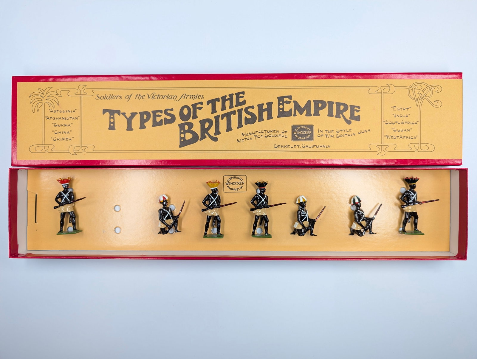 WM. HOCKER NO. 77 LORD GIFFORD'S SCOUTS: SET REMAINS IN VERY GOOD CONDITION WITH BOX.