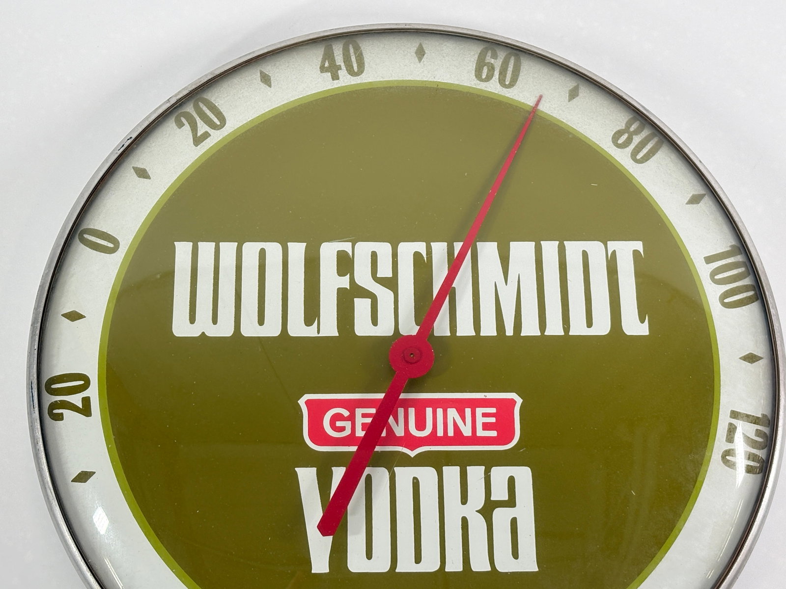 WOLFSCHMIDT VODKA ADVERTISING THERMOMETER - 2