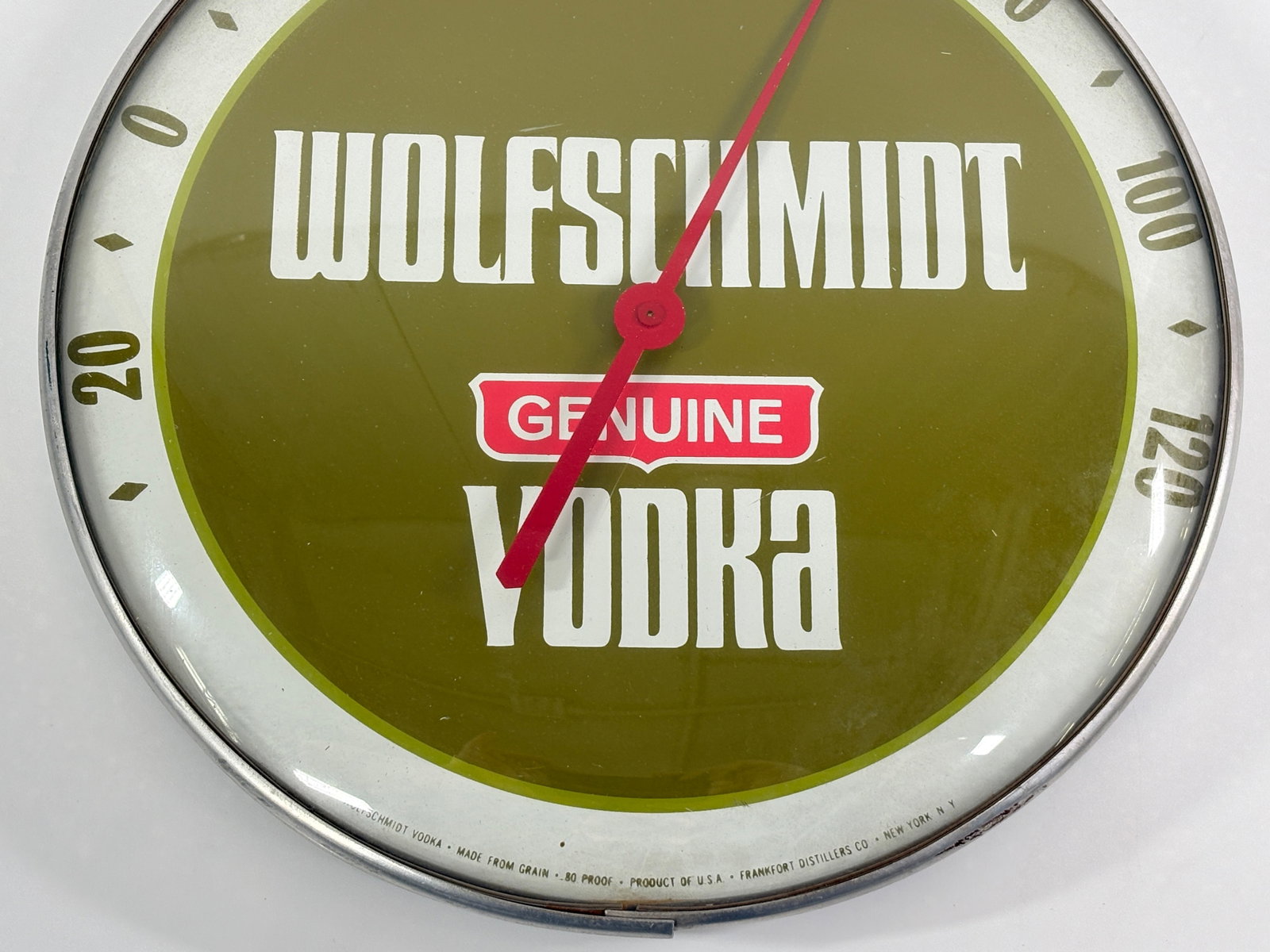 WOLFSCHMIDT VODKA ADVERTISING THERMOMETER - 3