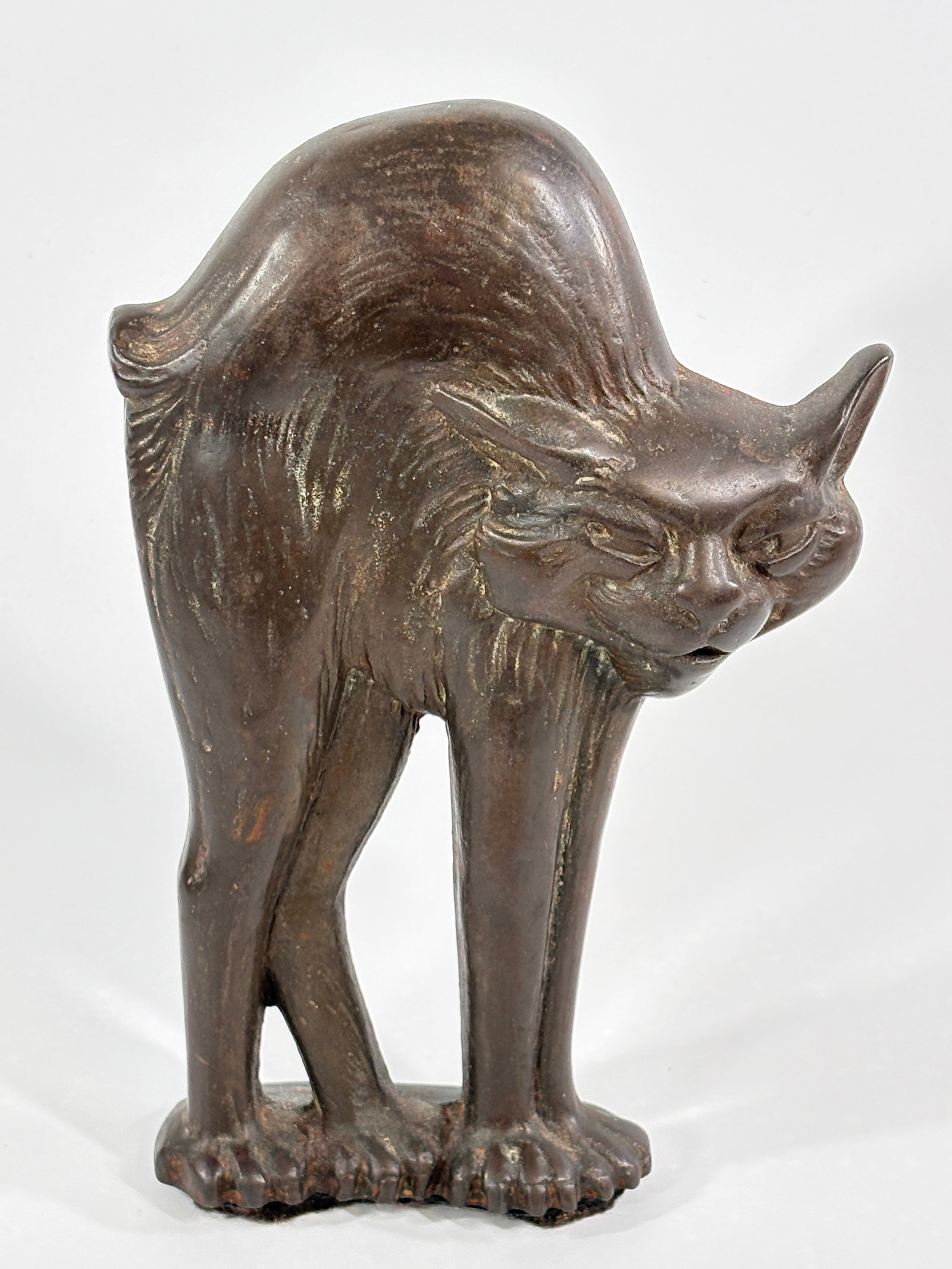 1927 GREENBLATT STUDIOS HALLOWEEN BLACK CAT DOORSTOP