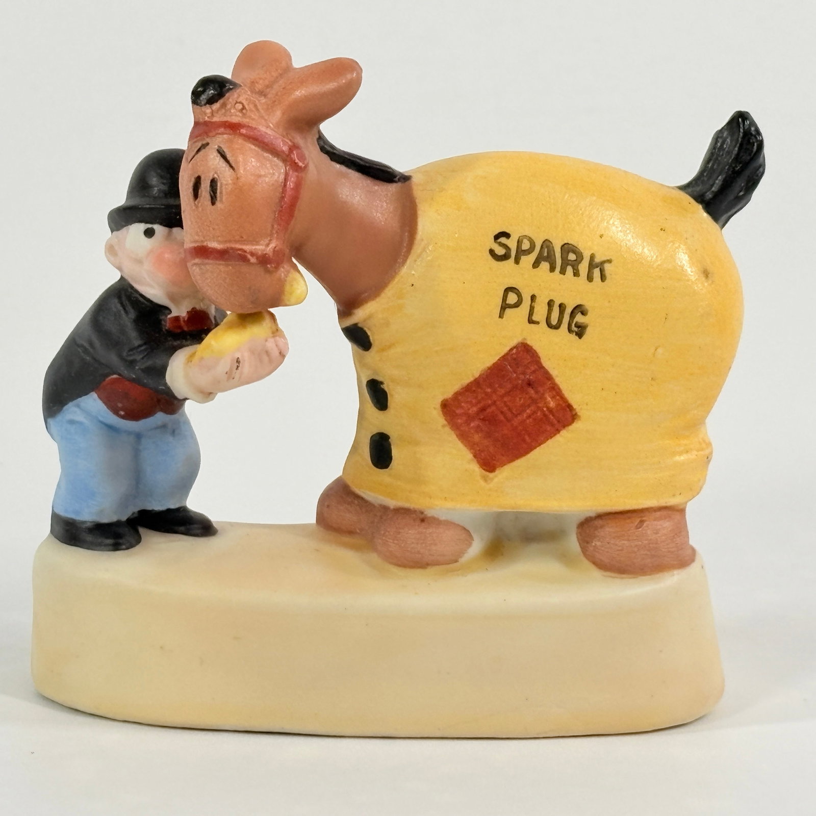 1924 GERMAN BISQUE SPARK PLUG BARNEY GOOGLE FIGURINE (1 of 3)