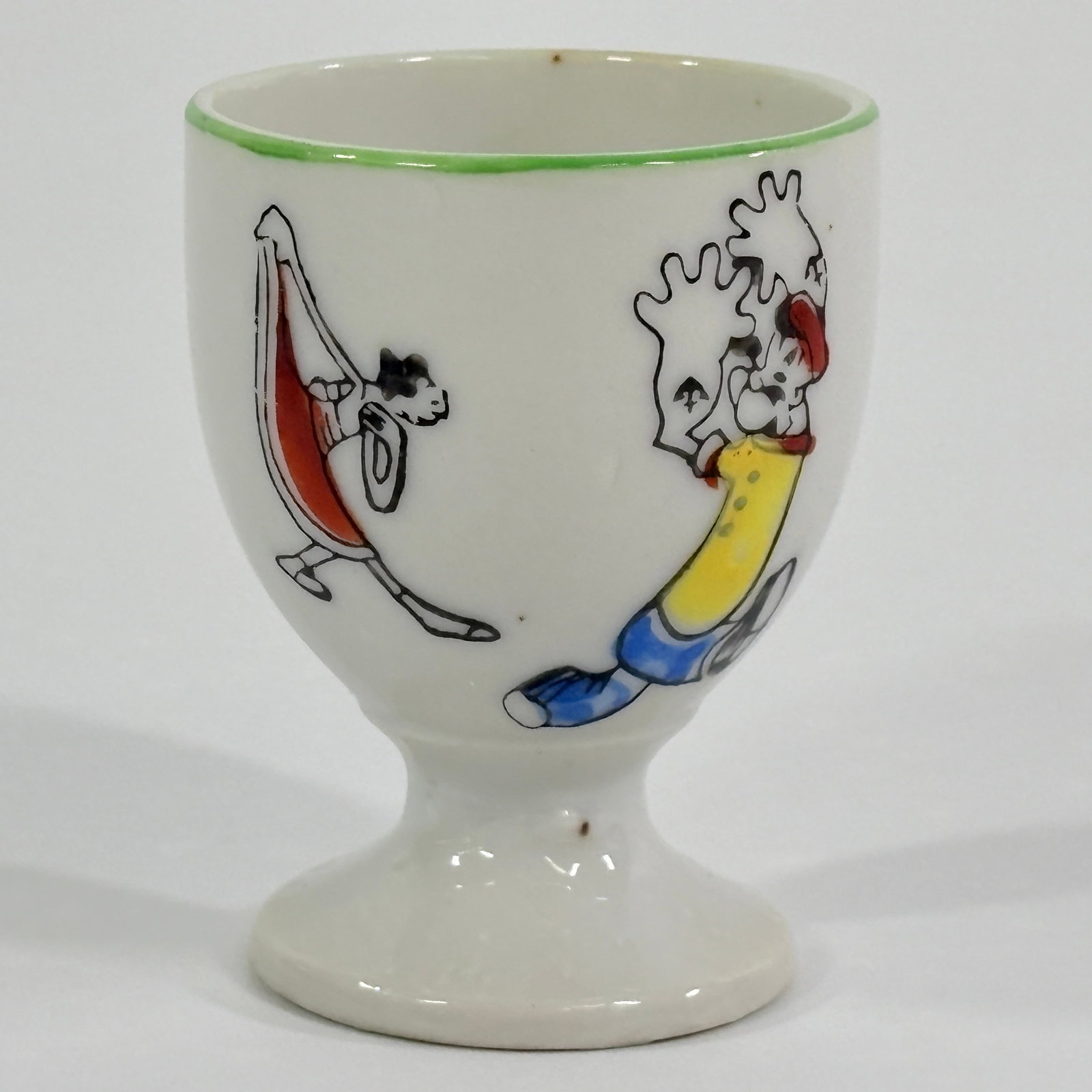 JAPAN CERAMIC POPEYE & OLIVE OYL EGG CUP
