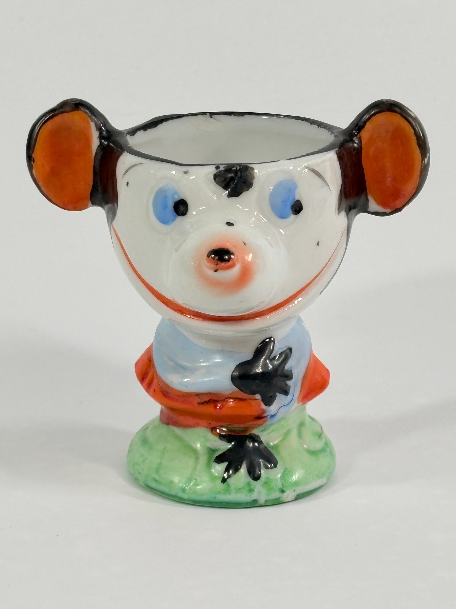 JAPAN CERAMIC MOUSE EGG CUP