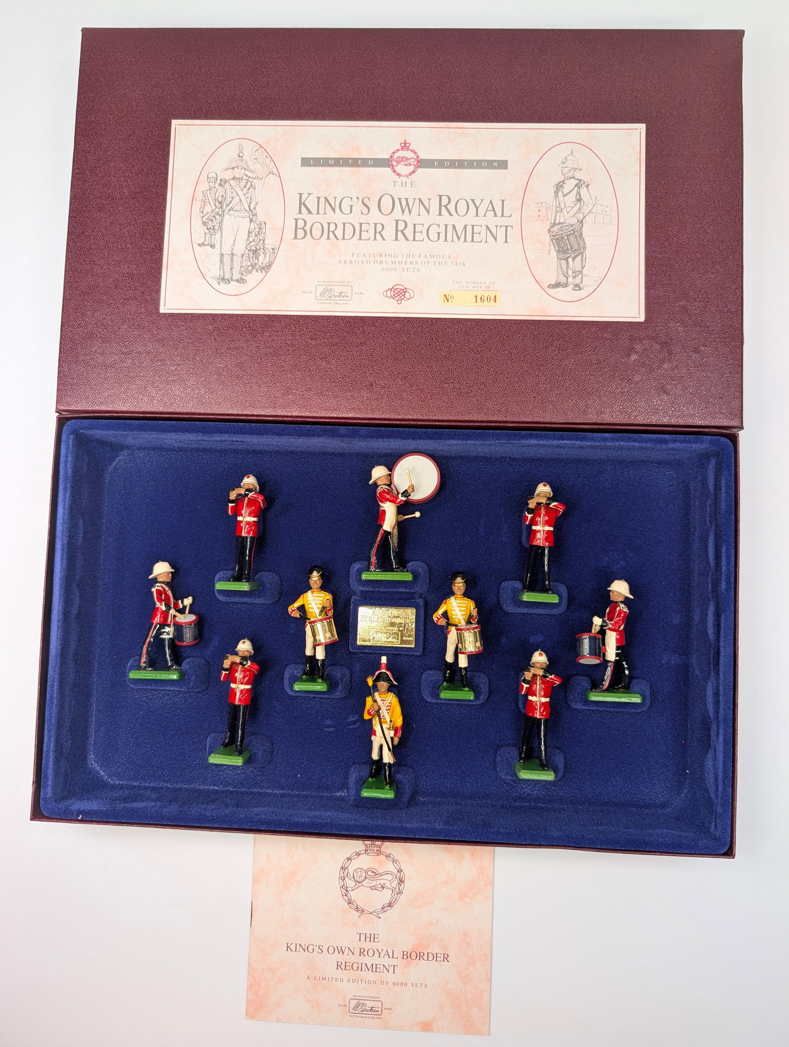 BRITAIN 5292 THE KING'S OWN ROYAL BORDER REGIMENT: SET REMAINS NEW IN BOX.