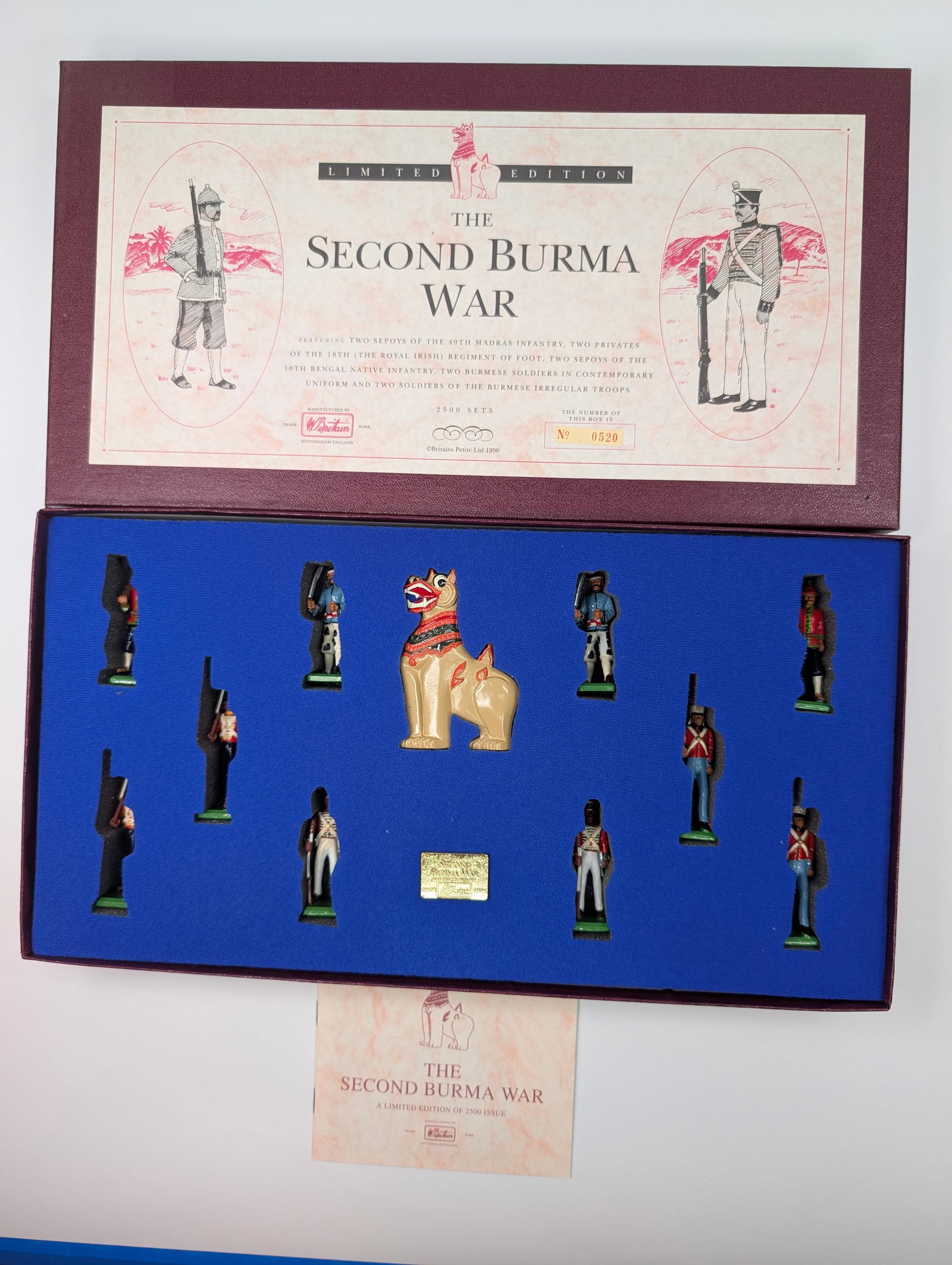 BRITAIN THE SECOND BURMA WAR SET: SET REMAINS NEW IN BOX.