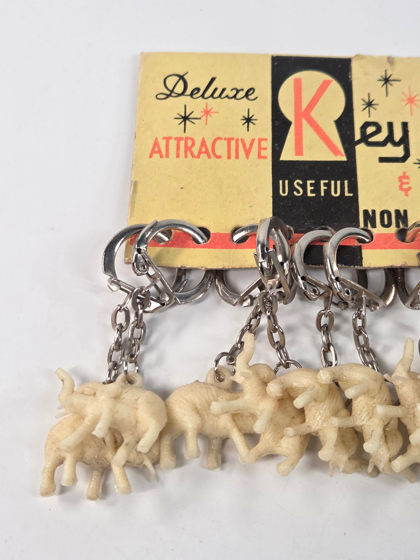 ELEPHANT KEY RING CHARM DISPLAY - 2