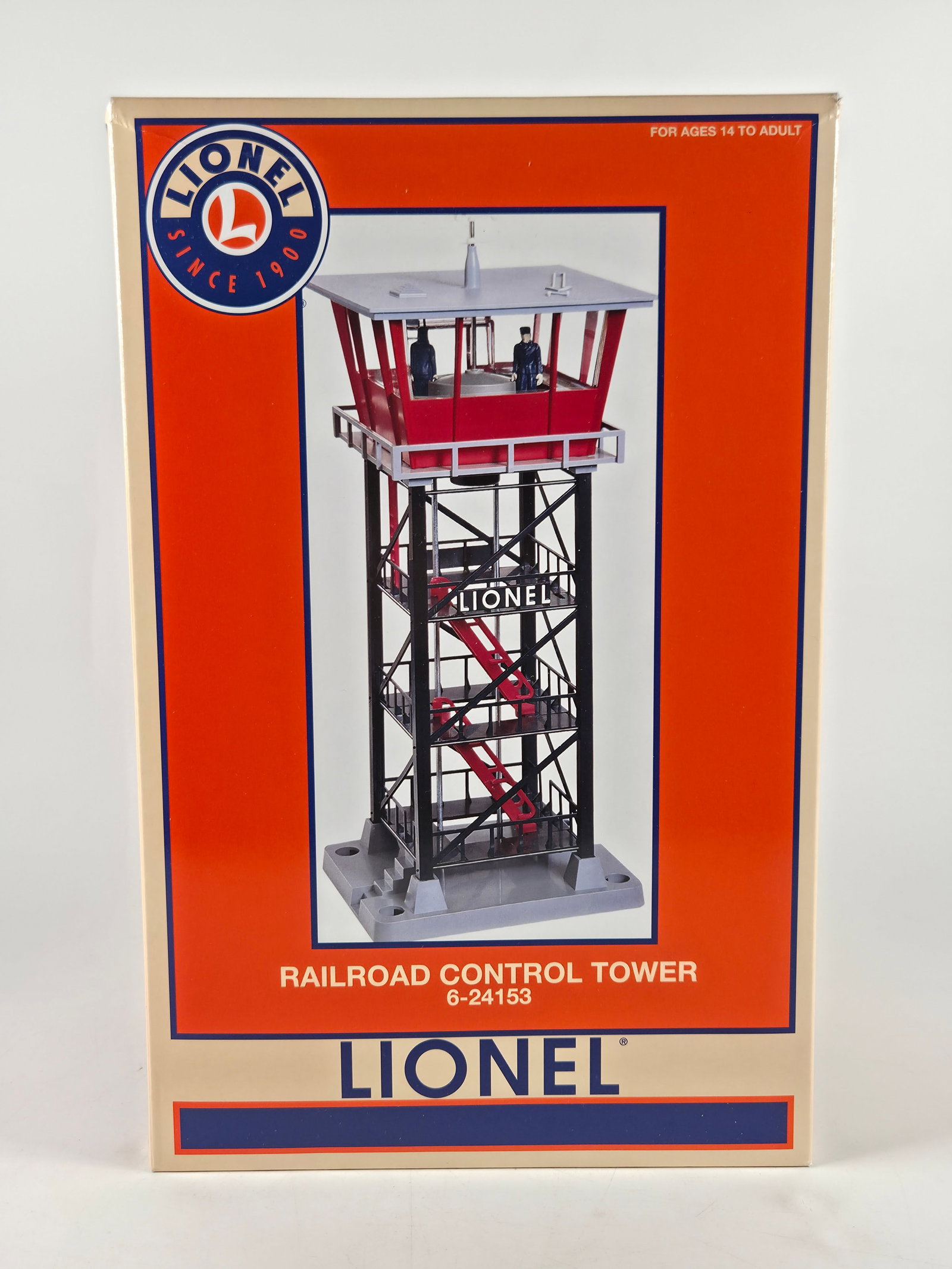 LIONEL 6-24153 RAILROAD CONTROL TOWER NIB: REMAINS NEW UNUSED IN BOX.