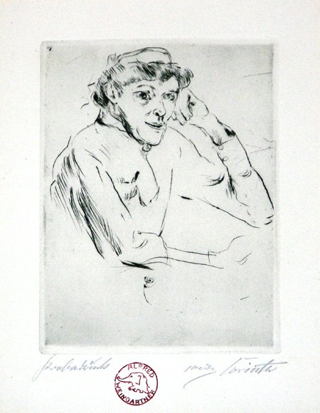 Corinth, Lovis, Signed Original Etching
