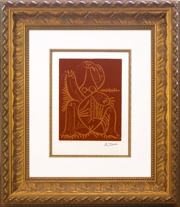 Picasso, Pablo, Signed Original Linocut / Linoleum Cut - 2
