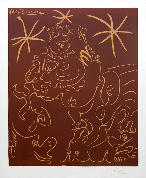 Picasso, Pablo, Original Linocut / Linoleum Cut