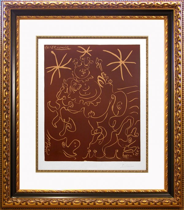 Picasso, Pablo, Original Linocut / Linoleum Cut - 2