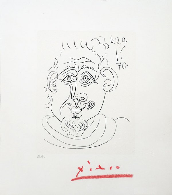 Picasso, Pablo, Signed Original Etching
