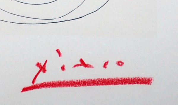 Picasso, Pablo, Signed Original Etching - 3