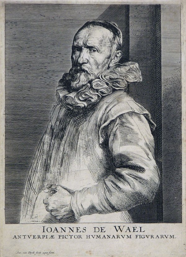 van Dyck, Anthony, Original Etching Engraving
