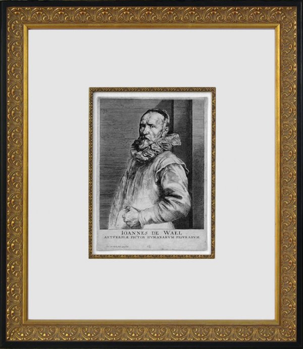van Dyck, Anthony, Original Etching Engraving - 2