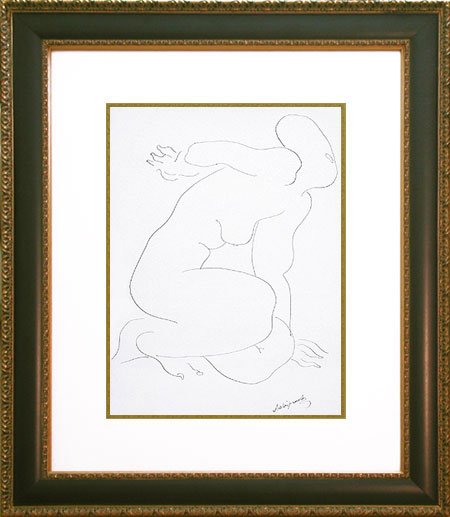 Archipenko, Alexander, Original Unique Drawing - 2